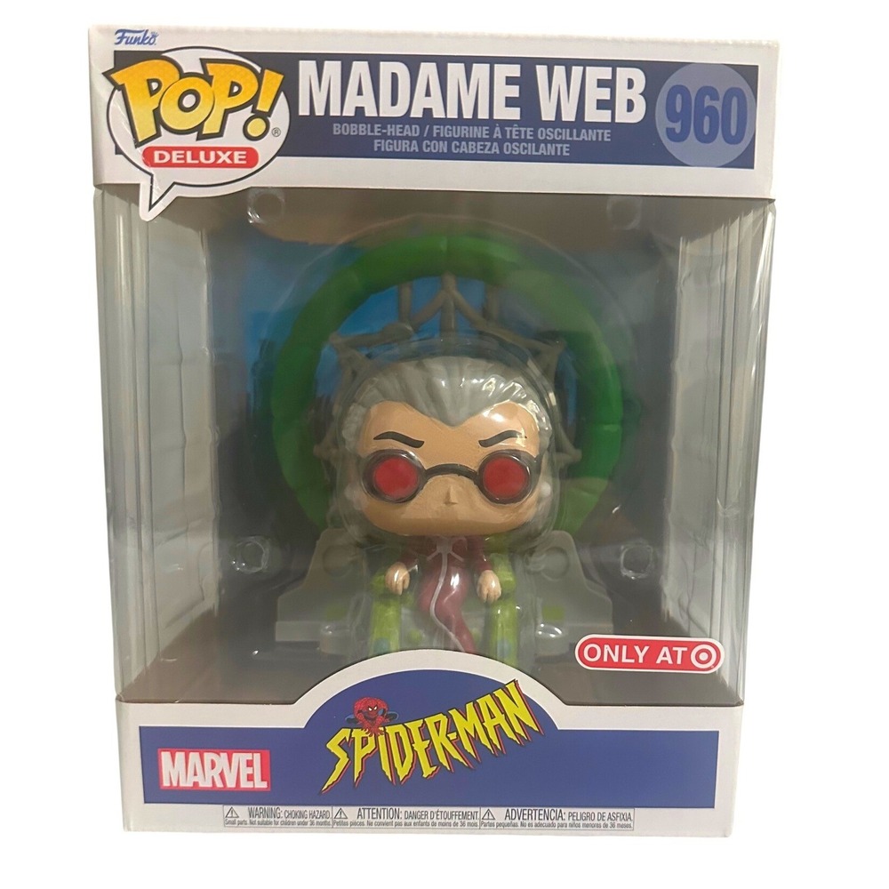Funko Pop Deluxe Marvel Spider-Man Madame Web 960 Target Exclusive Bobble-Head